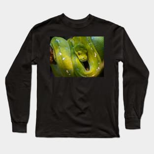 Green Tree Python, Australia Long Sleeve T-Shirt